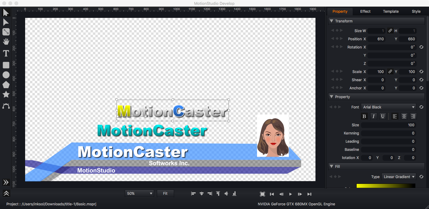 MotionCaster is a live streaming and broadcasting software that can easily handle complex tasks such as Switching, Character generator, Score Board, Virtual Studio and Streaming with only one operator.